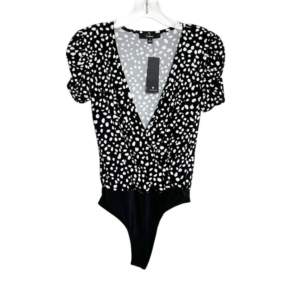 Lulus Polka Dot Women Bodysuit Size Small Brand New